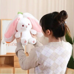 Erdbeere Kaninchen Maskottchen Plüsch 25cm