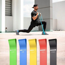 5er-Set Widerstandsbänder für Fitness