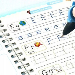 Bücher zum Schreiben lernen Zahlen Buchstaben Kalligraphie 4er Set