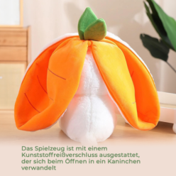 Karotte Kaninchen Maskottchen Plüsch 35cm