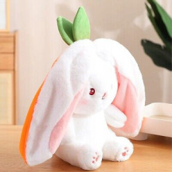 Karotte Kaninchen Maskottchen Plüsch 35cm