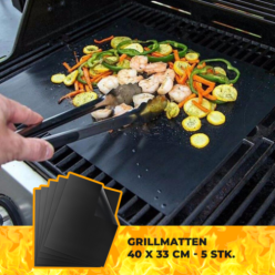 Teflonmatte zum Grillen Backofen Braten 5 Stück