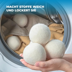 Wollkugeln zum Trocknen von Kleidung im Trockner 3 Stück