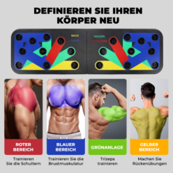 Liegestützgriffe Transportbrett 14in1